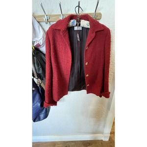 Margon Vintage 90s Margon Italy Red Jacket